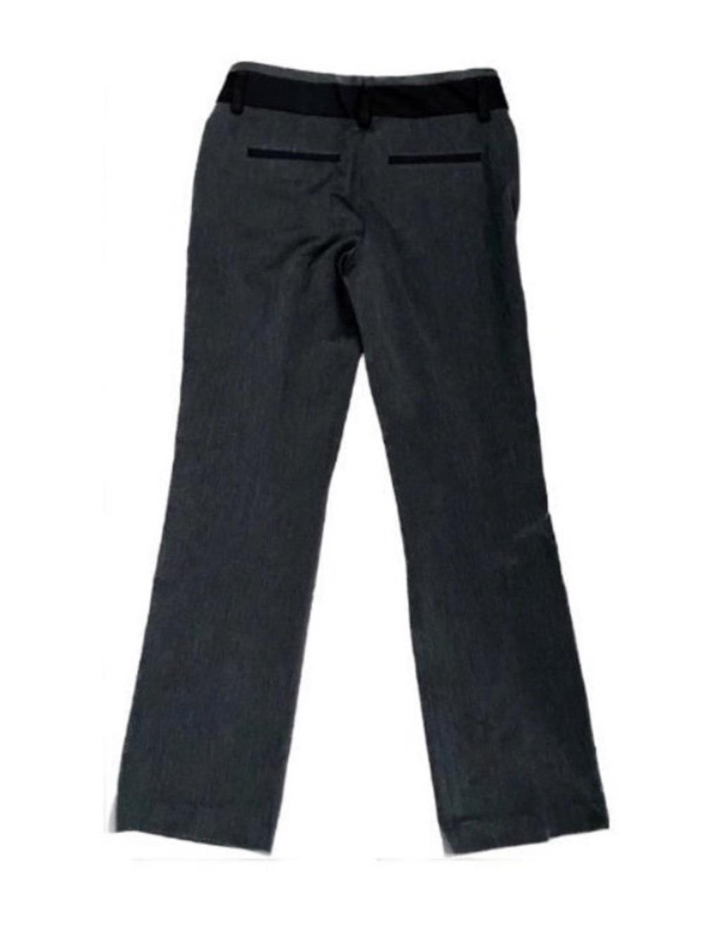 Express "Editor" pants Sz 10 dark gray w/ black accents on pockets